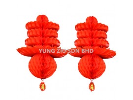 60CM A MATERIAL SPRING LANTERN(2P/SET)CNY(9371)